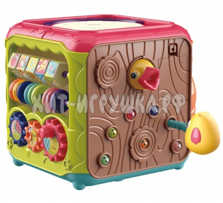 Развивающая игрушка Волшебный куб (свет, звук) 6в1 698-65